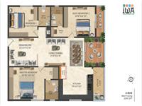 3 Bedroom Apartment / Flat for sale in Puppalaguda, Hyderabad