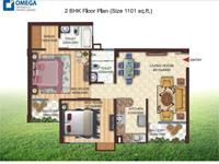 2BHK 1101 Sq Ft