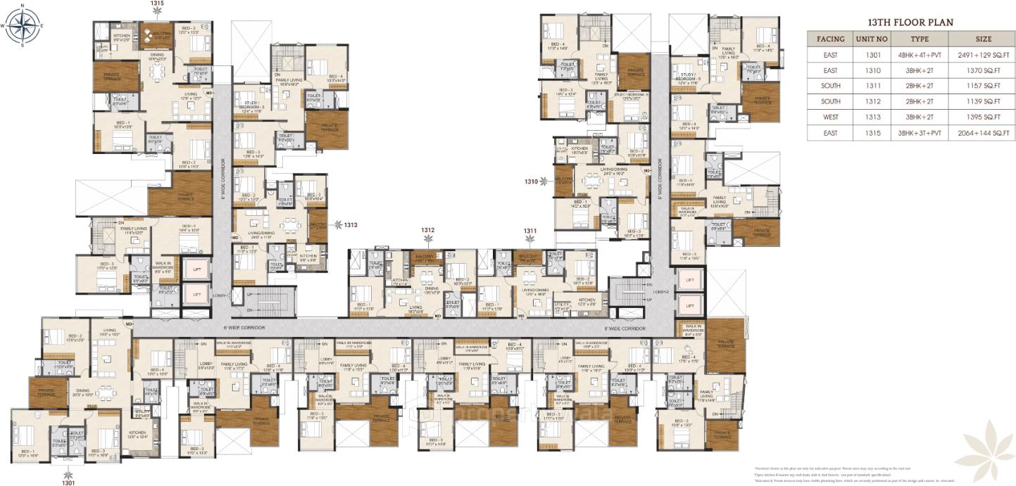 Typical Floor Plan D