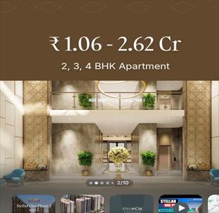 3BHK for sale in Stellar One, Noida Phase-1, Greater Noida