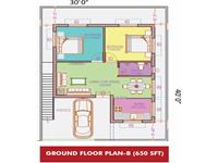 Ground Floor Plan 650 Sq Ft