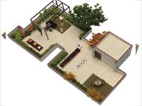 3 BHK Roof Plan