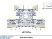 3 BHK Penthouse Cluster Plan