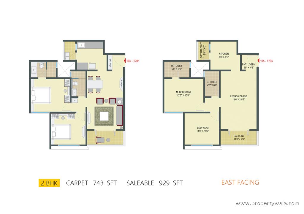 19 Delightful 2  Bhk  House  Plans  House  Plans 