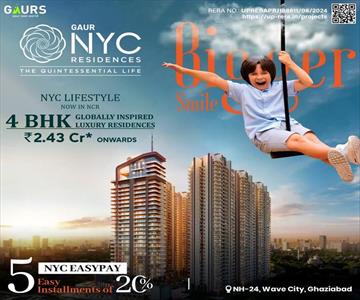 4 Bedroom Apartment for sale in Wave City, Ghaziabad