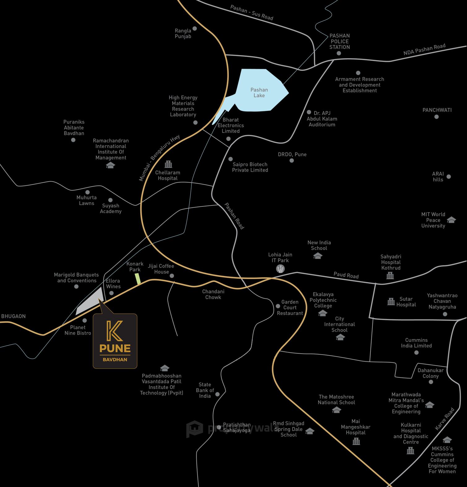 Project - Location Map