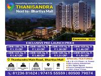 2 Bedroom Flat for sale in Ranka Ankura, Thanisandra, Bangalore