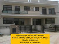 2bhk flat on rent in chattarpur without brokerage