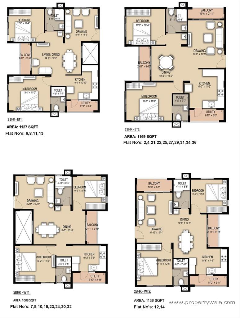 2 Bhk Flat Plan Per Vastu