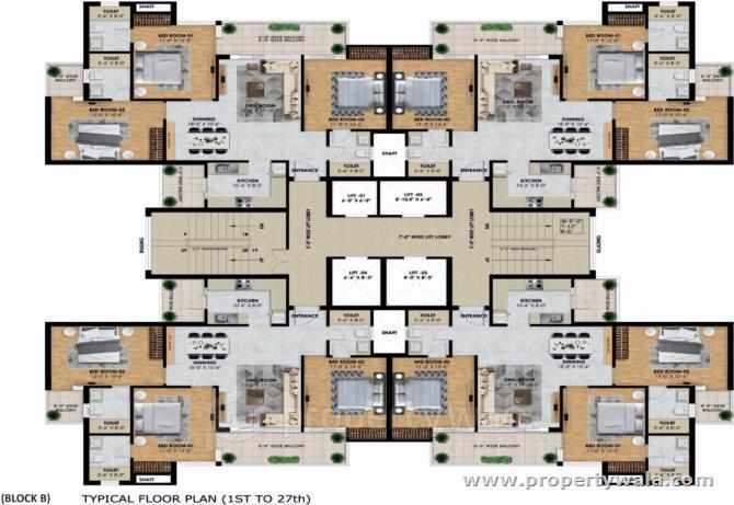 Typical Floor Plan-B