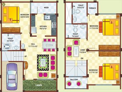 3 Bedroom Independent House for sale in Kolar Road area, Bhopal